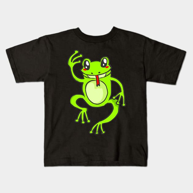 Frog Tadpole Toad Lurch Toad Froschlurch sweet Kids T-Shirt by KK-Royal